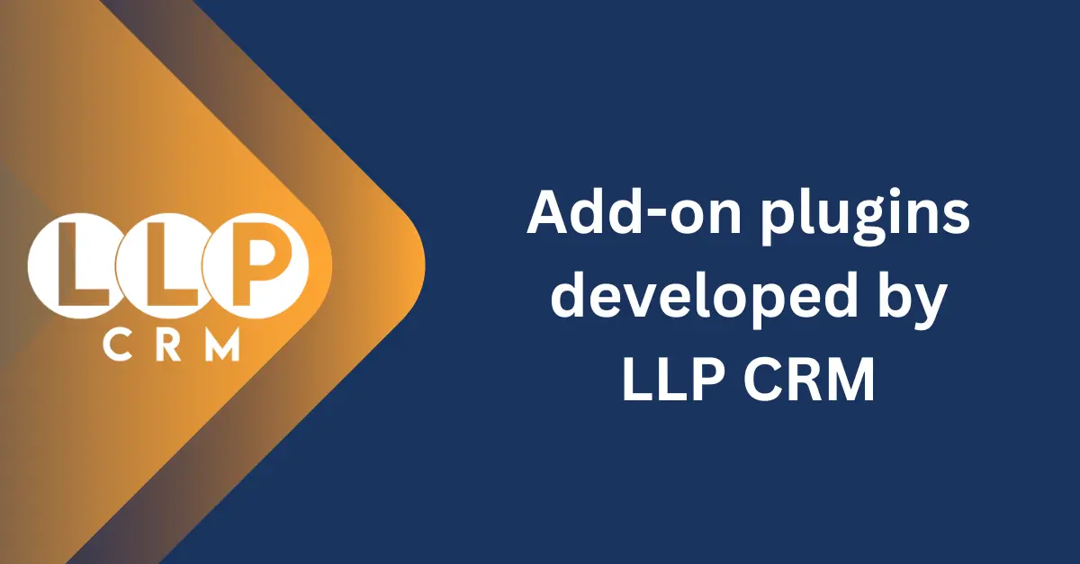LLP CRM plugins for Dynamics 365 CRM